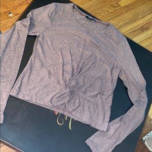 SUPER SOFT long sleeve crop workout top